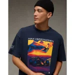 Oracle Red Bull Racing x AE Boxy Graphic T-Shirt - Navy