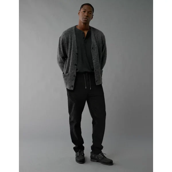 AE Corduroy Pull-On Athletic Fit Easy Pant - Bold Black